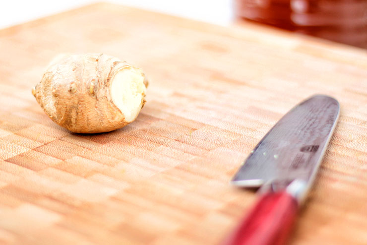 Ginger Bug Starterkultur für Ingwerbier herstellen | Messer