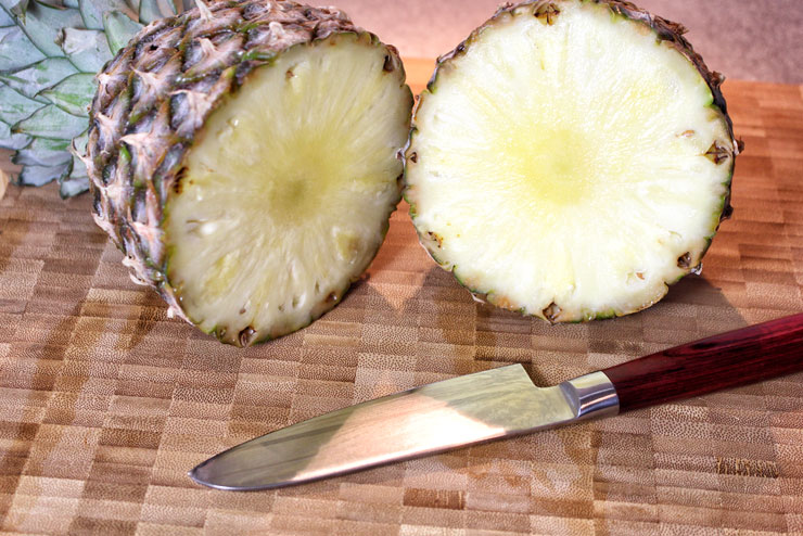 Green Creme Kefir Drink mit viel Obst und Gemüse– ein super bunter Start in den Tag -Ananas