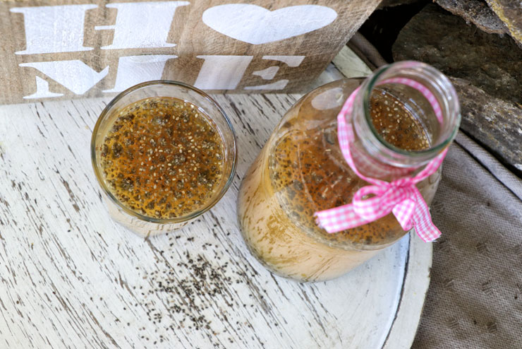 Orange chia water kefir drink – a fizzy and fresh summer lemonade - main picture