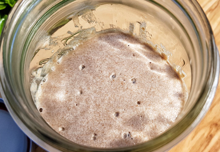 Sauerteig selber machen | fertige Sauerteig bereit für Dein Rezept
