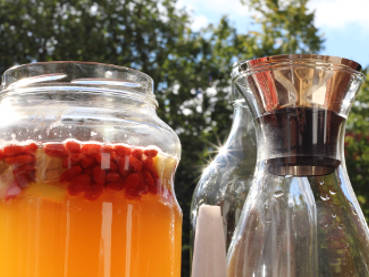 Köstlichen Wasserkefir mit getrockneter Goji-Beere herstellen - ein Erfahrungsbericht und Rezept