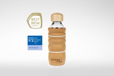 Preview: THANK YOU Glasflasche für Kefir & Kombucha