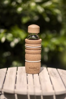 Preview: THANK YOU Glasflasche für Kefir & Kombucha