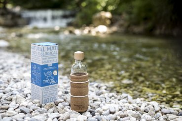 Preview: THANK YOU Glasflasche für Kefir & Kombucha