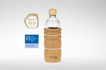 Preview: THANK YOU Glasflasche für Kefir & Kombucha