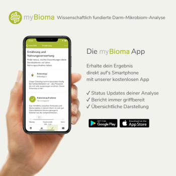 The results of this gut microbiome analysis from MyBioma gives you information about the nature of your microbiome. From this you can draw a lot of conclusions about digestive processes and causes of illnesses, malaise and much more. be made.