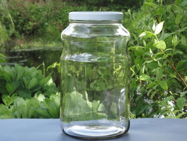2,65 litre high quality glass / preserving jar / fermentation tank / vessel