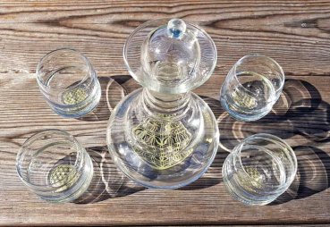 Preview: Alladin Karaffe mit Blume des Lebens kaufen