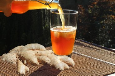 3 L Organic Kombucha drink (3x1 litre) [GINGER] not heated