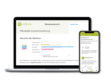The results of this gut microbiome analysis from MyBioma gives you information about the nature of your microbiome. From this you can draw a lot of conclusions about digestive processes and causes of illnesses, malaise and much more. be made.