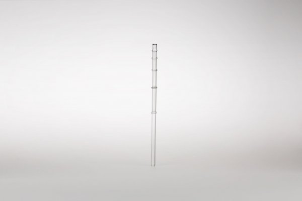 Calamus drinking straw made of glass