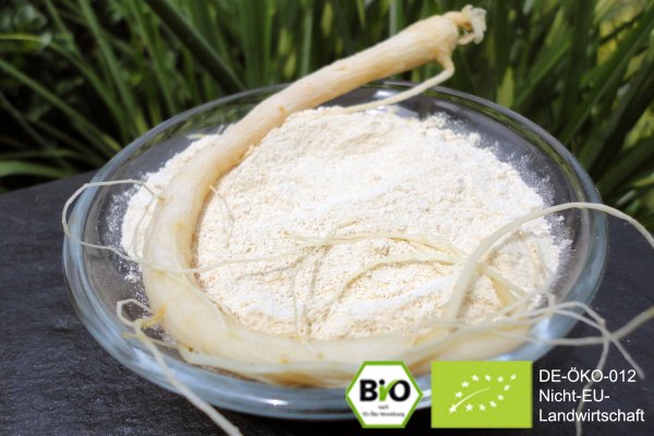 Stellen sie Ihren eigenen leckern Bio Ginseng Kombucha Tee (Kombuchatee, Teepilz Getränk) mit Hilfe unseres Kombuchapilz und unseren leckeren Bio Ginseng Pulver her. Oder einfach pur geniessen!