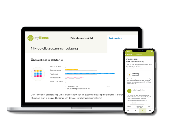 The results of this gut microbiome analysis from MyBioma gives you information about the nature of your microbiome. From this you can draw a lot of conclusions about digestive processes and causes of illnesses, malaise and much more. be made.